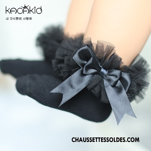 Chaussettes Courtes Fille Chaussette Courte Chaussettes En Coton Doux Enfant Papillon Femme Blanc