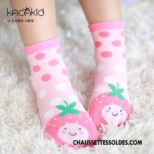 Chaussettes Courtes Fille Chaussette Courte Femme Printemps Enfant Bébé 100% Coton Jaune