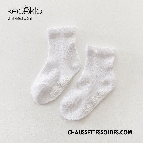 Chaussettes Courtes Fille Cuisse Fishnet Le Nouveau Dentelle Été Chaussettes En Coton Creux Guipure Jaune