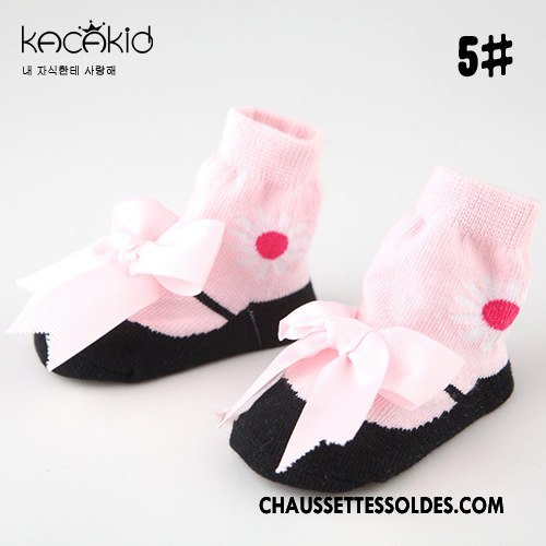 Chaussettes Courtes Fille Dentelle Printemps Nouveau Toutes Les Saisons Dessin Animé Dimensionnel Rose