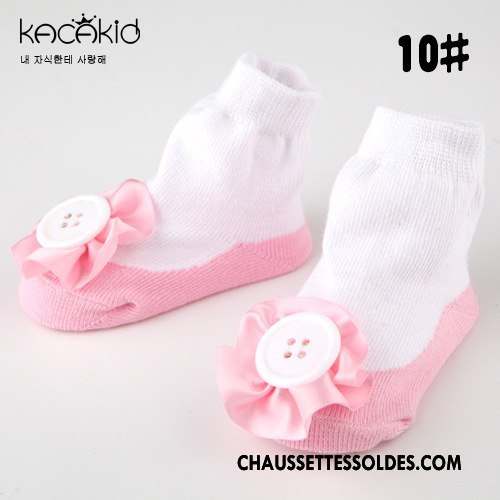 Chaussettes Courtes Fille Dentelle Printemps Nouveau Toutes Les Saisons Dessin Animé Dimensionnel Rose