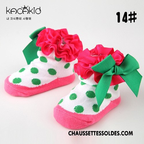 Chaussettes Courtes Fille Dentelle Printemps Nouveau Toutes Les Saisons Dessin Animé Dimensionnel Rose