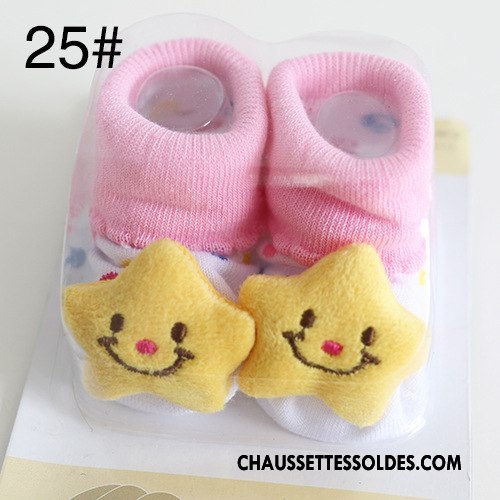 Chaussettes Courtes Fille Dessin Animé Dimensionnel Bébé Offre Spéciale Nouveau Charmant Rose