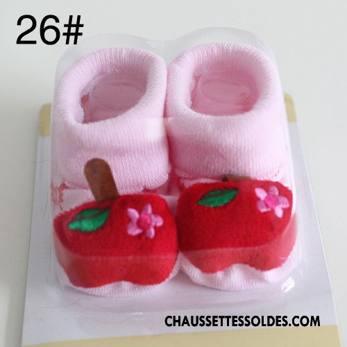 Chaussettes Courtes Fille Dessin Animé Dimensionnel Bébé Offre Spéciale Nouveau Charmant Rose