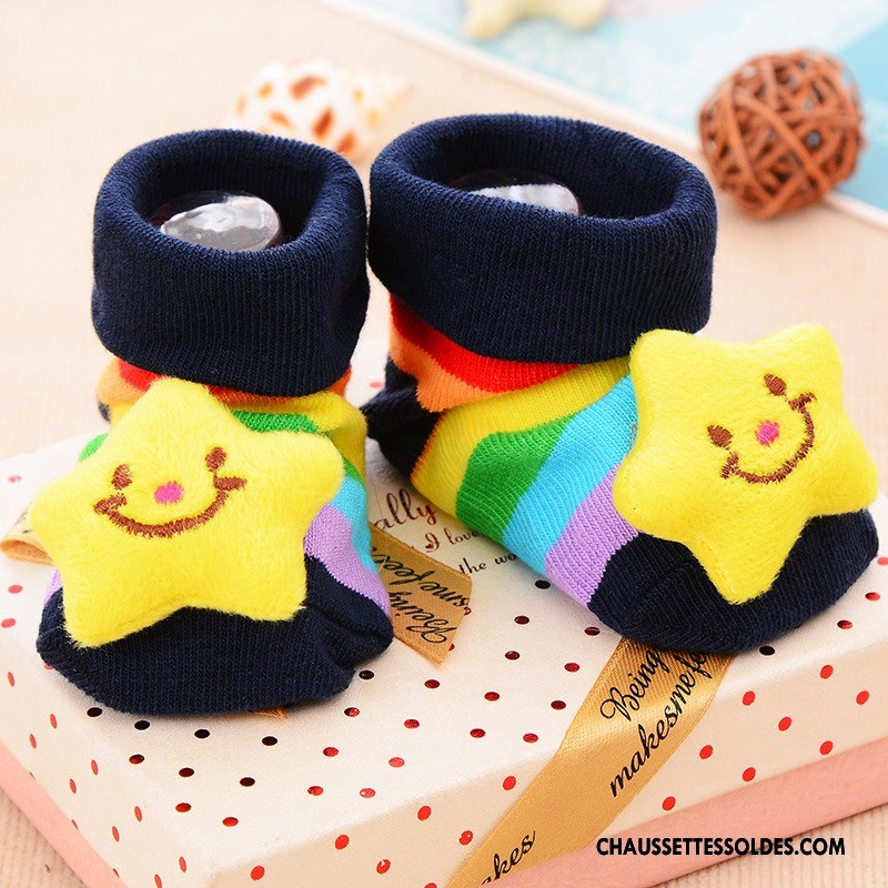 Chaussettes Courtes Fille Dessin Animé Dimensionnel Enfant Nouveau Bébé 100% Coton Vert