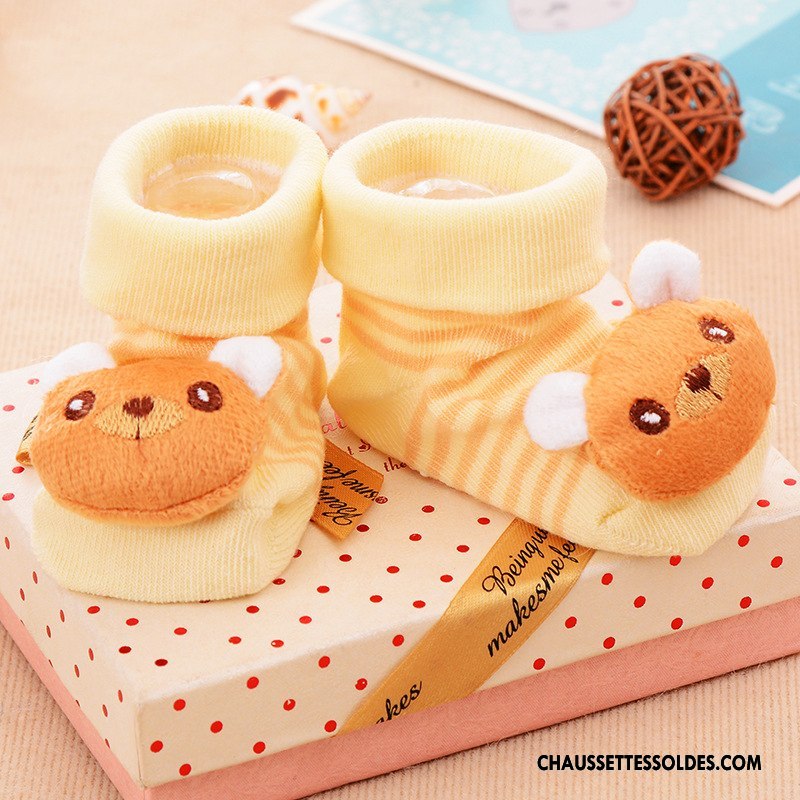 Chaussettes Courtes Fille Dessin Animé Dimensionnel Enfant Nouveau Bébé 100% Coton Vert
