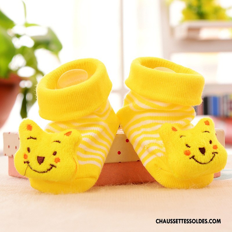 Chaussettes Courtes Fille Dessin Animé Dimensionnel Enfant Nouveau Bébé 100% Coton Vert