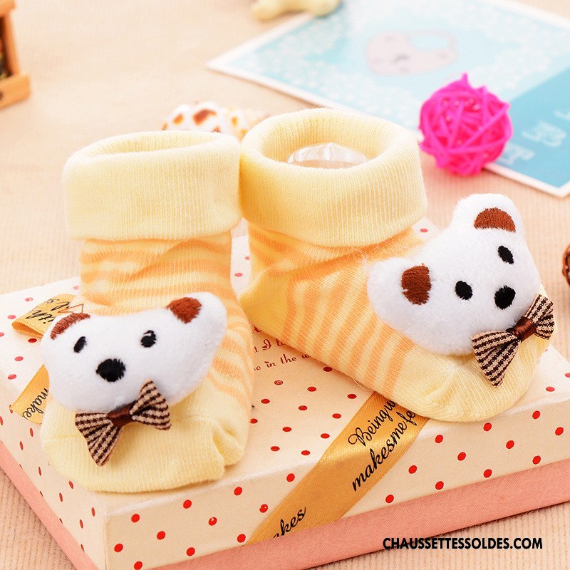 Chaussettes Courtes Fille Dessin Animé Dimensionnel Enfant Nouveau Bébé 100% Coton Vert