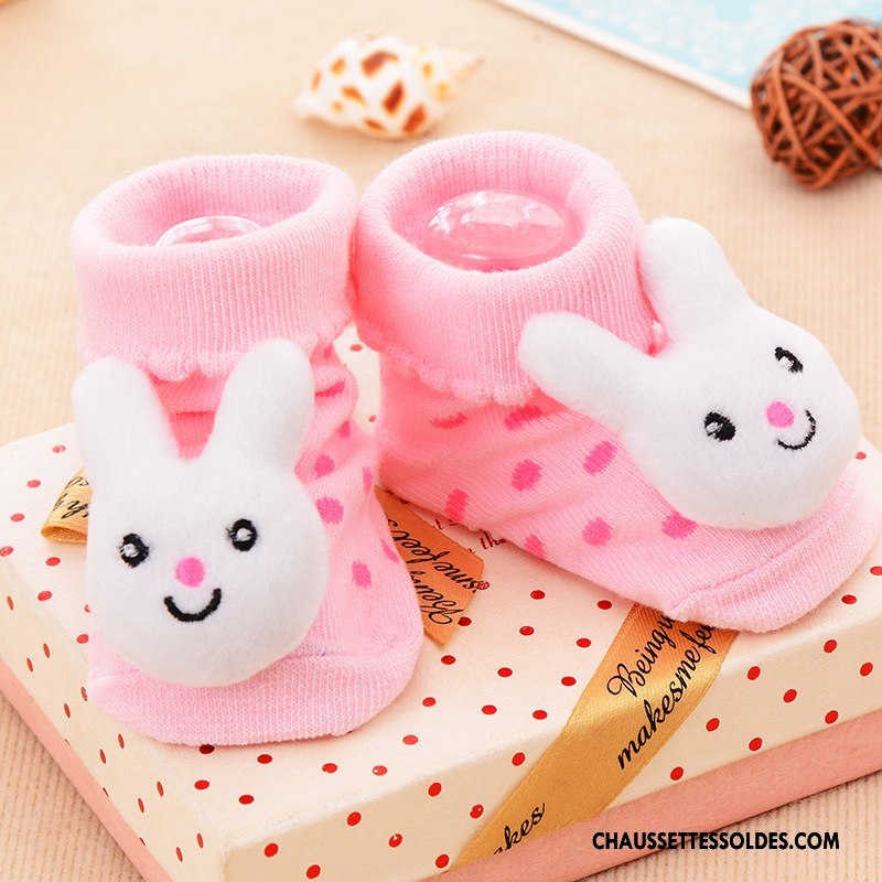 Chaussettes Courtes Fille Dessin Animé Dimensionnel Enfant Nouveau Bébé 100% Coton Vert
