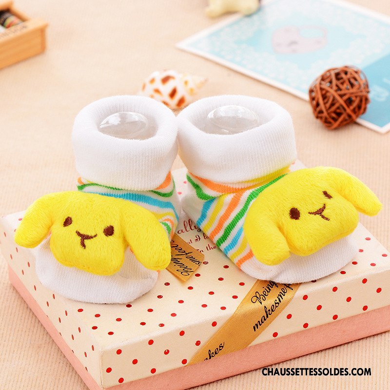 Chaussettes Courtes Fille Dessin Animé Dimensionnel Enfant Nouveau Bébé 100% Coton Vert