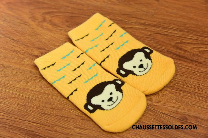 Chaussettes Courtes Fille Dessin Animé Hiver Enfant Bébé Le Nouveau Renforcé Bleu