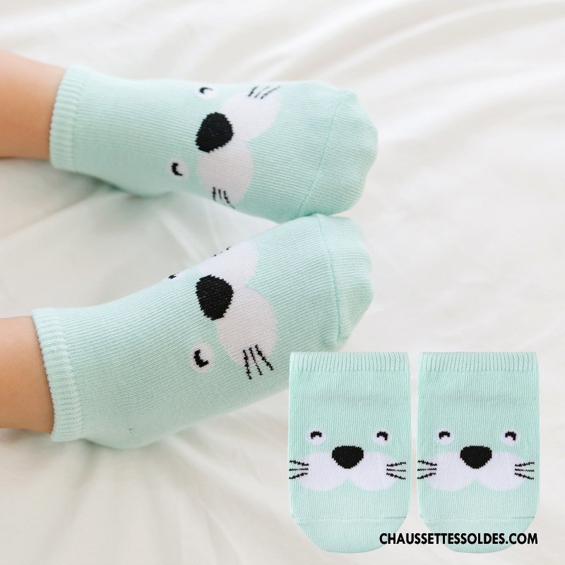 Chaussettes Courtes Fille Dessin Animé Le Nouveau Tous Les Assortis Femme Homme Chaussettes En Coton Rose