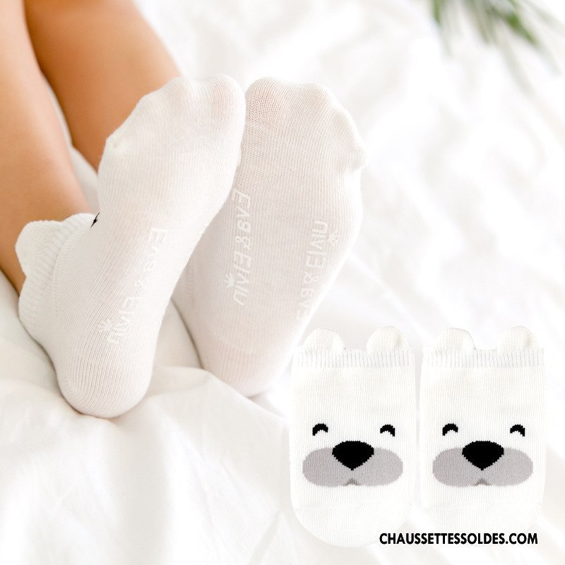 Chaussettes Courtes Fille Dessin Animé Le Nouveau Tous Les Assortis Femme Homme Chaussettes En Coton Rose