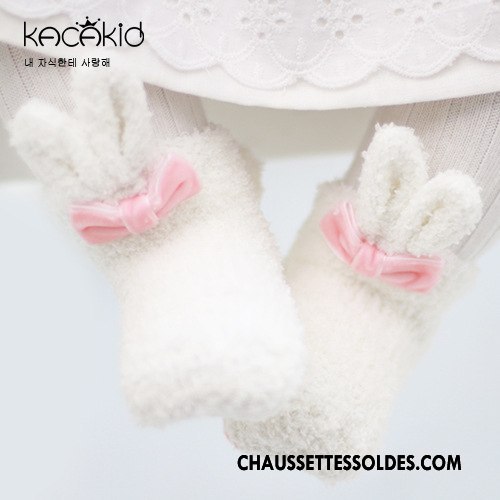 Chaussettes Courtes Fille Enfant Antidérapant Renforcé Bébé Chaussette Courte Charmant Blanc