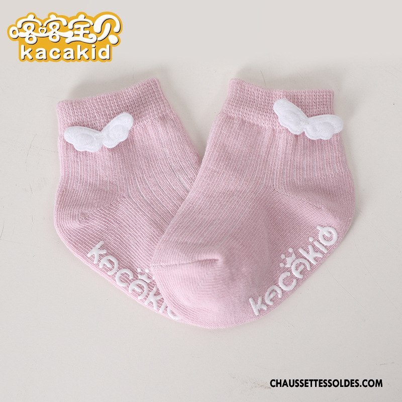 Chaussettes Courtes Fille Enfant Bébé Le Nouveau Printemps Aile Charmant Bleu