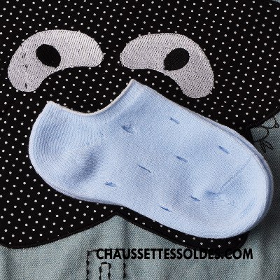 Chaussettes Courtes Fille Enfant Charmant Le Nouveau Élasticité Invisible Matelassé Vert