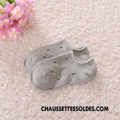 Chaussettes Courtes Fille Enfant Charmant Le Nouveau Élasticité Invisible Matelassé Vert