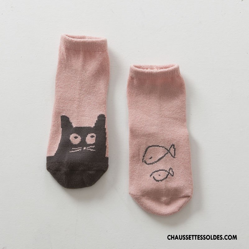 Chaussettes Courtes Fille Enfant Chaussette Courte Dessin Animé Homme Le Nouveau Petit Bleu