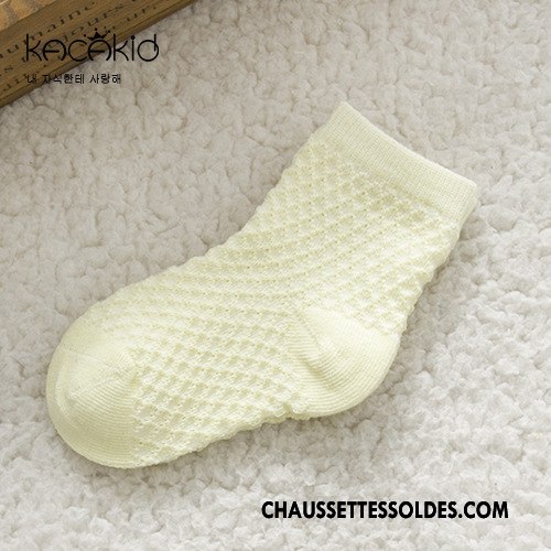 Chaussettes Courtes Fille Enfant Grille Dentelle Respirant Cuisse Fishnet Piqûre Rose