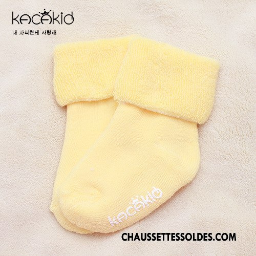Chaussettes Courtes Fille Enfant Renforcé Terry Hiver L'automne Tous Les Assortis Pure Violet