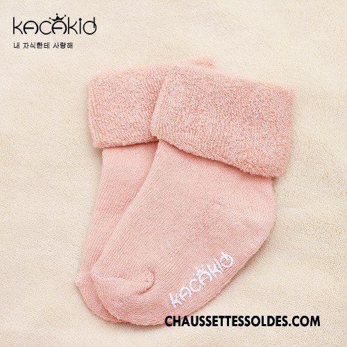 Chaussettes Courtes Fille Enfant Renforcé Terry Hiver L'automne Tous Les Assortis Pure Violet