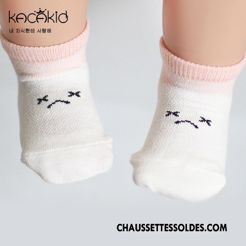 Chaussettes Courtes Fille Engrener Bébé Été Printemps Homme Femme Blanc