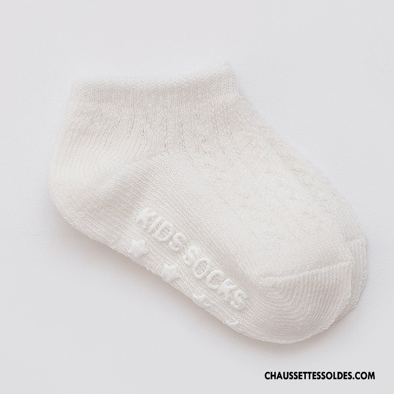 Chaussettes Courtes Fille Engrener Chaussette Basse Coupée Été Antidérapant Légère Chaussette Courte Bleu