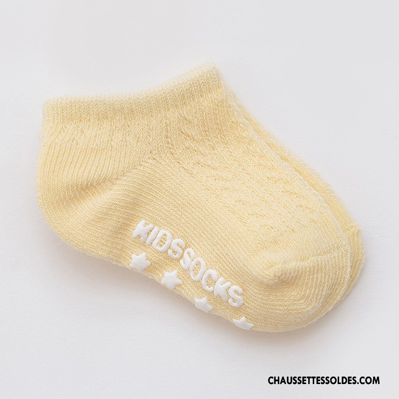 Chaussettes Courtes Fille Engrener Chaussette Basse Coupée Été Antidérapant Légère Chaussette Courte Bleu