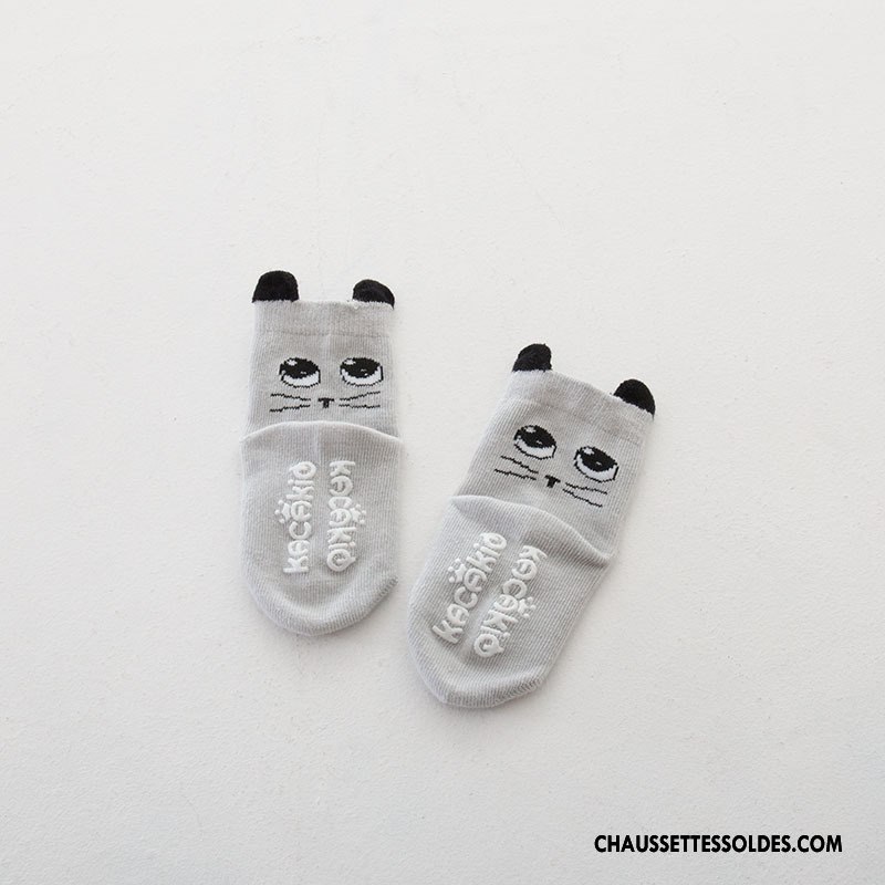 Chaussettes Courtes Fille Femme 100% Coton Antidérapant Gros Homme Bébé Jaune