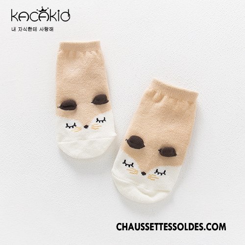 Chaussettes Courtes Fille Femme 100% Coton Antidérapant Gros Homme Bébé Jaune