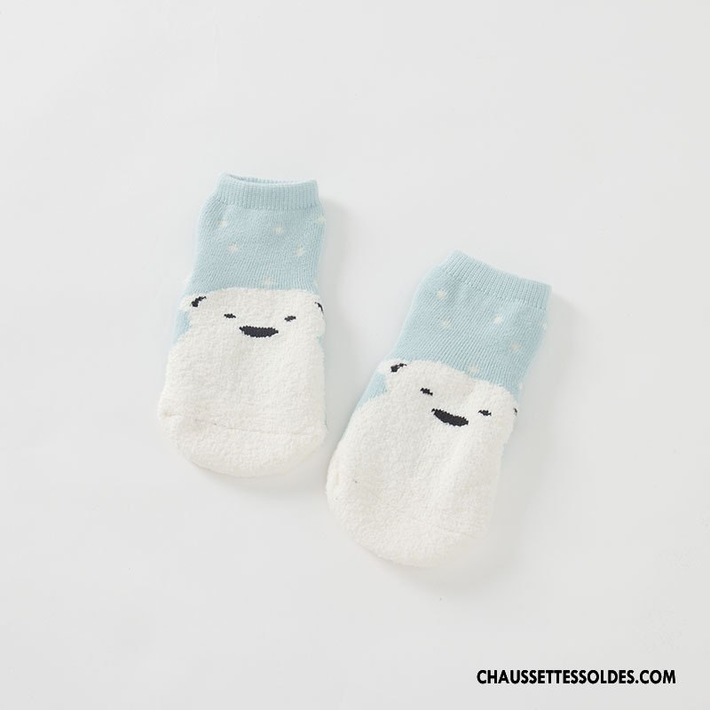 Chaussettes Courtes Fille Femme Bébé Homme Thermiques Hiver Enfant Rose
