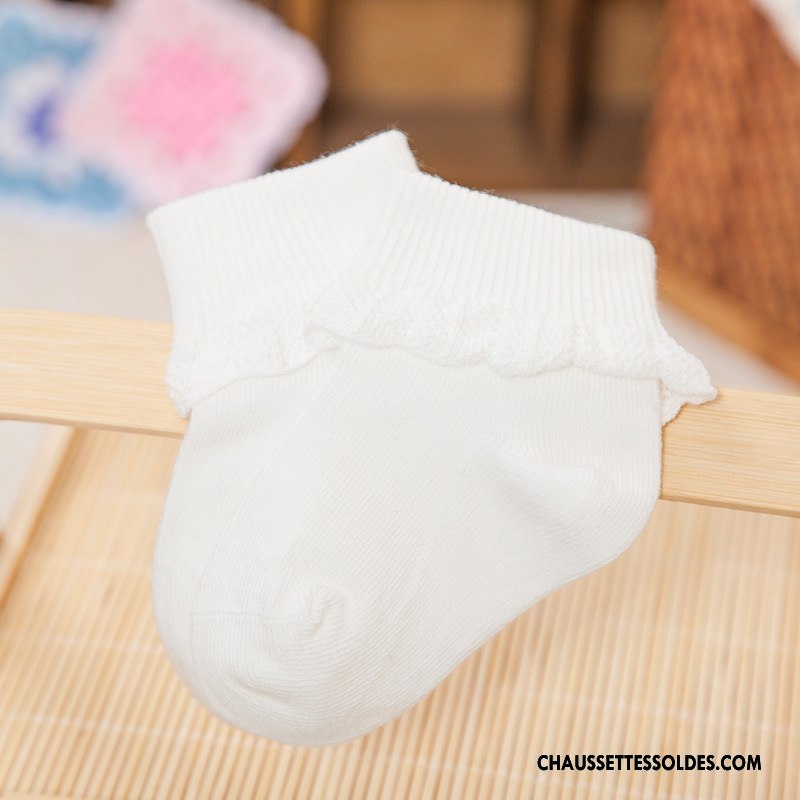 Chaussettes Courtes Fille Femme Printemps Dentelle Bébé Enfant Le Nouveau Rose