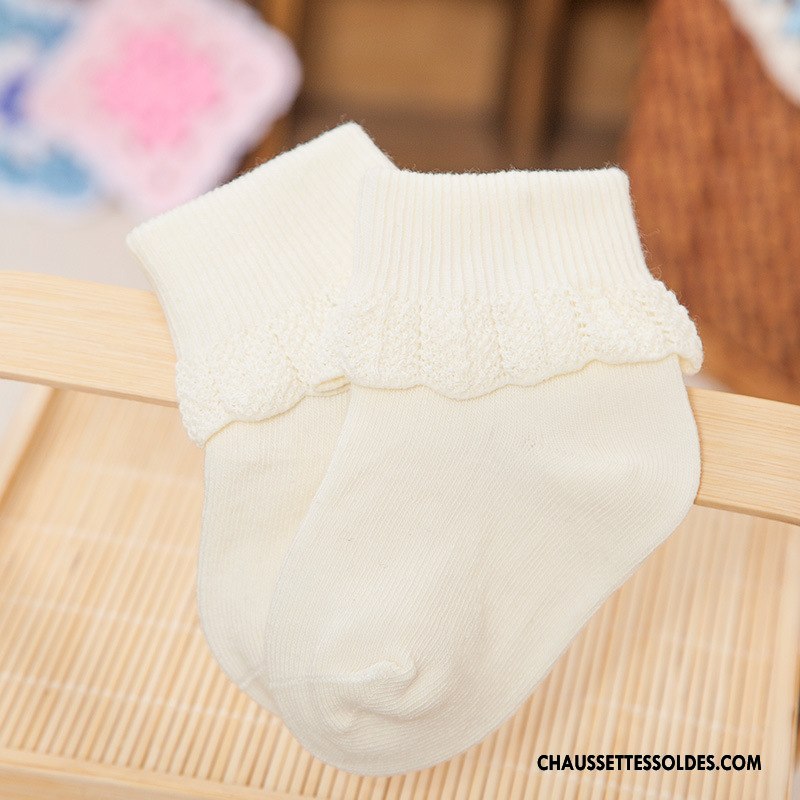 Chaussettes Courtes Fille Femme Printemps Dentelle Bébé Enfant Le Nouveau Rose