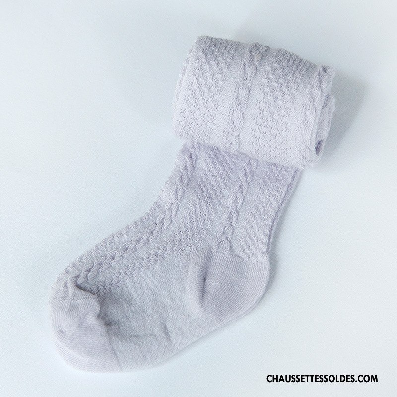Chaussettes Courtes Fille Gros Engrener Légère Femme Bébé Lin Jaune