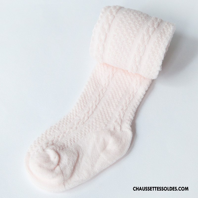 Chaussettes Courtes Fille Gros Engrener Légère Femme Bébé Lin Jaune