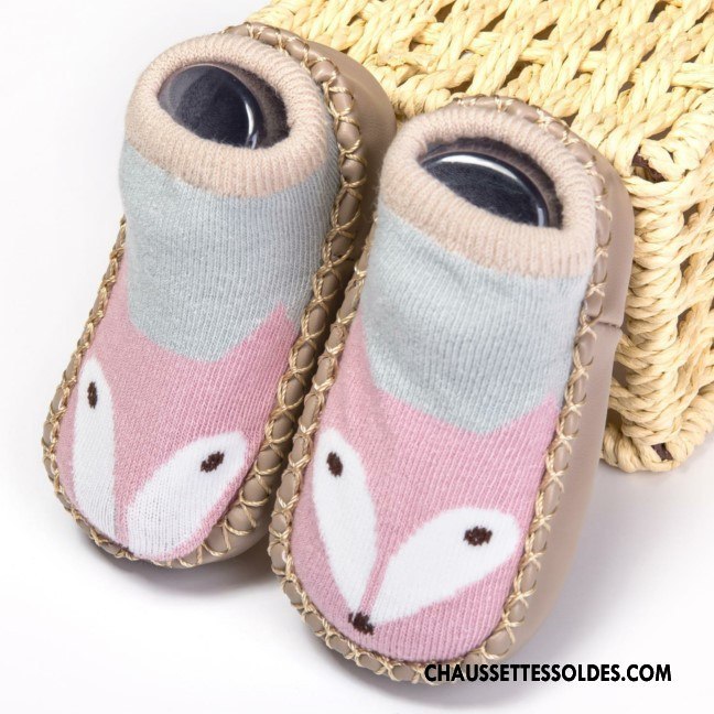 Chaussettes Courtes Fille Homme Toutes Les Saisons Bébé Le Nouveau Enfant Cuir Marron / Brun