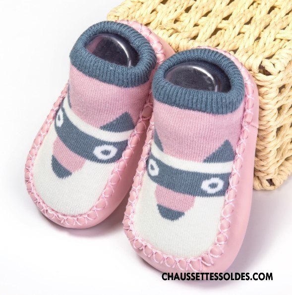 Chaussettes Courtes Fille Homme Toutes Les Saisons Bébé Le Nouveau Enfant Cuir Marron / Brun