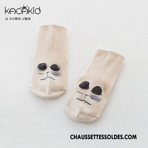 Chaussettes Courtes Fille L'automne Charmant Enfant Printemps 100% Coton Bébé Rouge