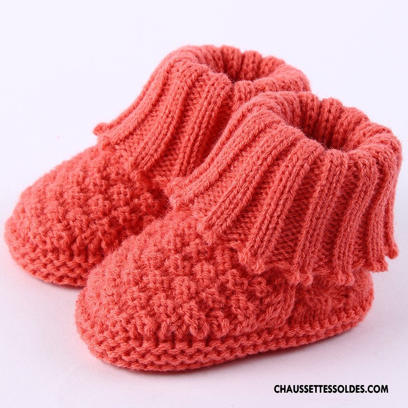 Chaussettes Courtes Fille L'automne Dentelle Tissage Amour Bébé Printemps Bordeaux