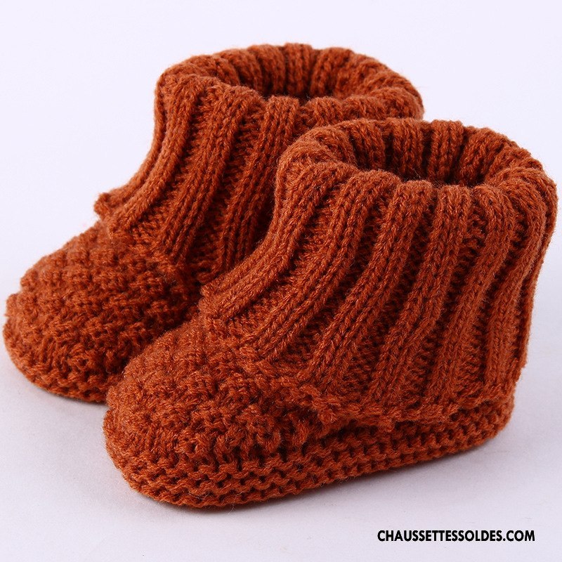Chaussettes Courtes Fille L'automne Dentelle Tissage Amour Bébé Printemps Bordeaux
