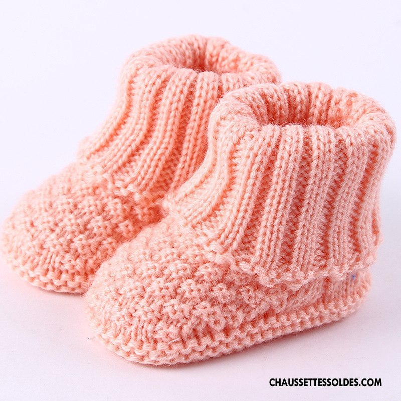 Chaussettes Courtes Fille L'automne Dentelle Tissage Amour Bébé Printemps Bordeaux