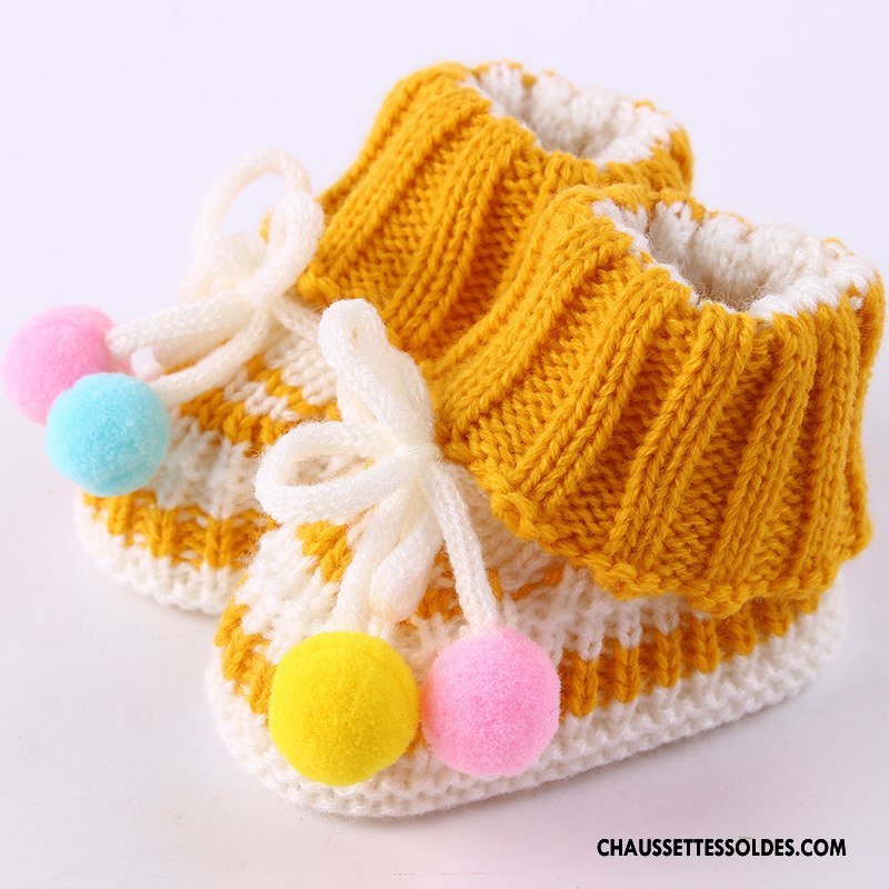 Chaussettes Courtes Fille L'automne Dentelle Tissage Amour Bébé Printemps Bordeaux