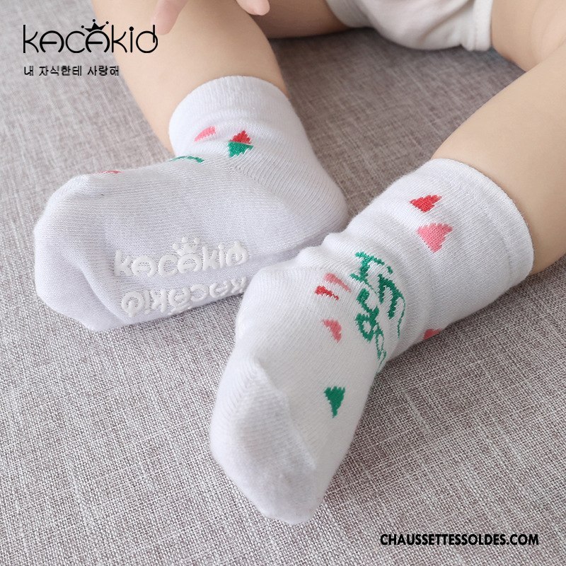 Chaussettes Courtes Fille L'automne Enfant Homme Printemps Chaussette Courte Lettre Blanc