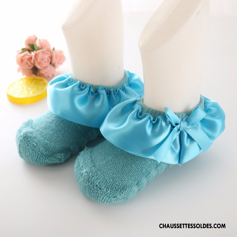 Chaussettes Courtes Fille Le Nouveau Bébé Printemps Enfant Doux Dentelle Blanc