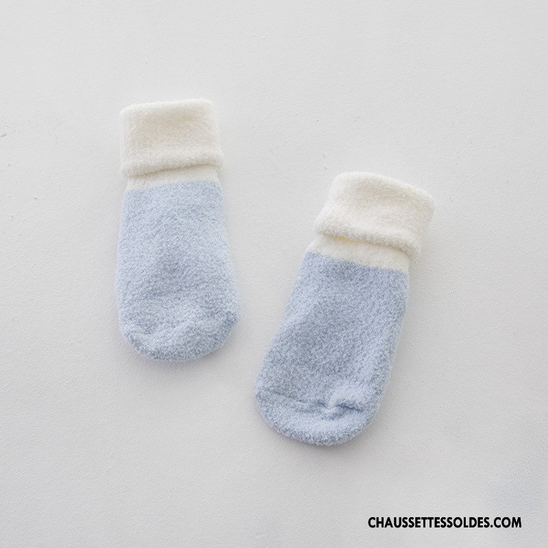Chaussettes Courtes Fille Le Nouveau L'automne Thermiques Fluide Doux Chaussette Courte Femme Rose