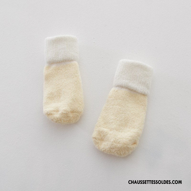 Chaussettes Courtes Fille Le Nouveau L'automne Thermiques Fluide Doux Chaussette Courte Femme Rose