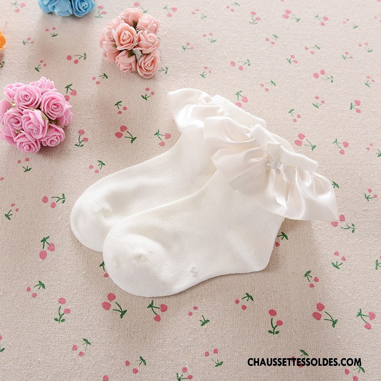 Chaussettes Courtes Fille Le Nouveau Printemps Femme Milieu Enfant Petit Bleu Marin