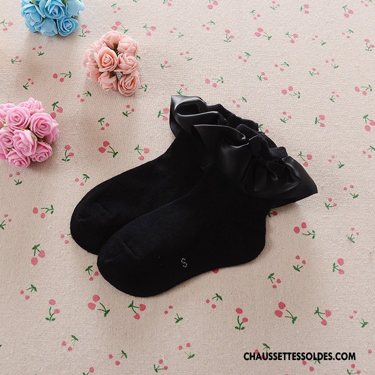 Chaussettes Courtes Fille Le Nouveau Printemps Femme Milieu Enfant Petit Bleu Marin