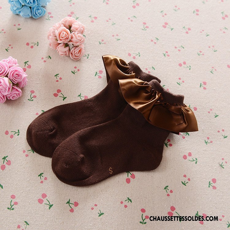 Chaussettes Courtes Fille Le Nouveau Printemps Femme Milieu Enfant Petit Bleu Marin