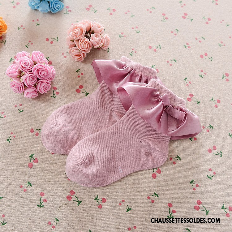 Chaussettes Courtes Fille Le Nouveau Printemps Femme Milieu Enfant Petit Bleu Marin